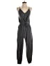 Jolie Metallic Gray Jumpsuit Size S - photo 1