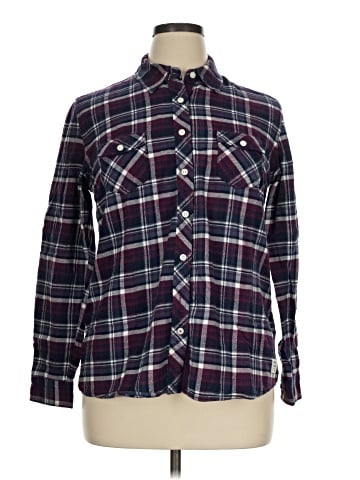 Weatherproof Long Sleeve Button-Down Shirt (view 1)