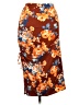 Rainbow Floral Brown Casual Skirt Size L - photo 1
