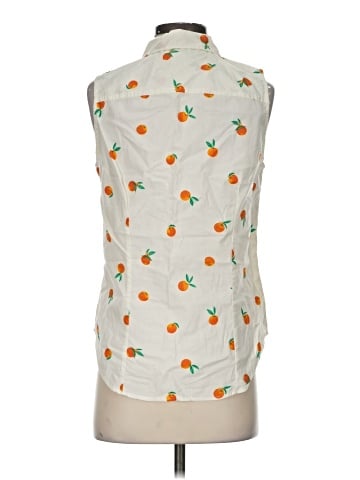 J.Crew Factory Store Sleeveless Button-Down Shirt (view 2)