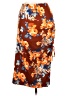 Rainbow Floral Brown Casual Skirt Size L - photo 2