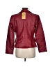 Worthington 100% Leather Burgundy Blazer Size M - photo 2