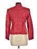 Worth 100% Leather Red Leather Jacket Size 8 - photo 2
