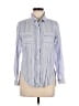 Athleta Stripes Blue Long Sleeve Button-Down Shirt Size S - photo 1