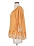 Fever Orange 3/4 Sleeve Blouse Size S - photo 5