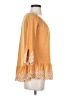 Fever Orange 3/4 Sleeve Blouse Size S - photo 4