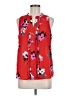 41Hawthorn 100% Polyester Red Sleeveless Blouse Size M - photo 1