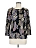 Napa Valley Paisley Black 3/4 Sleeve T-Shirt Size M - photo 1