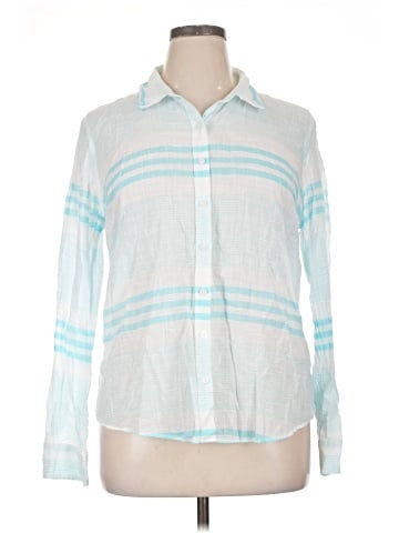 Crown & Ivy Long Sleeve Button-Down Shirt (view 1)