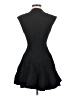 Zara 100% Polyester Solid Black Cocktail Dress Size XS - photo 2
