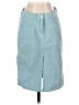 Assorted Brands 100% Cotton Solid Teal Blue Denim Skirt Size 4 - photo 1