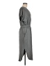 Ellison Solid Gray Casual Dress Size M - photo 4