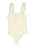 Show Me Your Mumu Solid Ivory Bodysuit Size S - photo 1