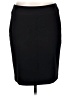 Talbots Solid Black Casual Skirt Size 8 Petite - photo 1