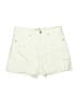 Express Solid Ivory Shorts Size 8 - photo 1