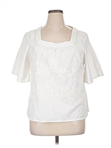 Soft Surroundings Short Sleeve Blouse (view 1)