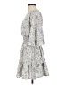 Bucketlist 100% Polyester Paisley Gray Casual Dress Size S - photo 5