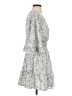 Bucketlist 100% Polyester Paisley Gray Casual Dress Size S - photo 4
