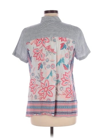 J.Jill Short Sleeve Button-Down Shirt (view 2)