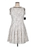Gabby Skye 100% Polyester Polka Dots White Cocktail Dress Size 14 (petite) - photo 1