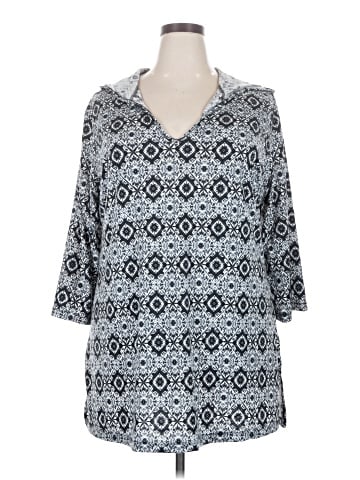 Apt. 9 3/4 Sleeve Blouse (view 1)
