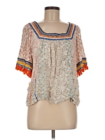 Maeve by Anthropologie Short Sleeve Blouse (view 1)