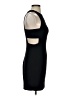 Aqua Solid Black Cocktail Dress Size 4 - photo 4