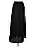 Bershka 100% Polyester Solid Black Formal Skirt Size L - photo 2