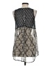 Chloe K Silver Sleeveless Blouse Size S - photo 2