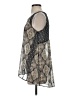 Chloe K Silver Sleeveless Blouse Size S - photo 5