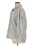 Athleta 100% Cotton Stripes Gray Long Sleeve Button-Down Shirt Size XL - photo 5