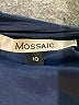 Mossaic Solid Blue Casual Dress Size 10 - photo 7