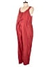 Isabel Maternity Solid Red Jumpsuit Size Lg Maternity - photo 1