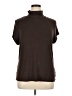 CAbi Brown Short Sleeve Turtleneck Size XL - photo 1