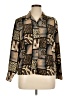 DonnKenny Classics 100% Polyester Animal Print Brown Long Sleeve Blouse Size XL (petite) - photo 1