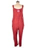 Isabel Maternity Solid Red Jumpsuit Size Lg Maternity - photo 2