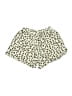 Zara Animal Print Ivory Shorts Size 11 - 12 - photo 2
