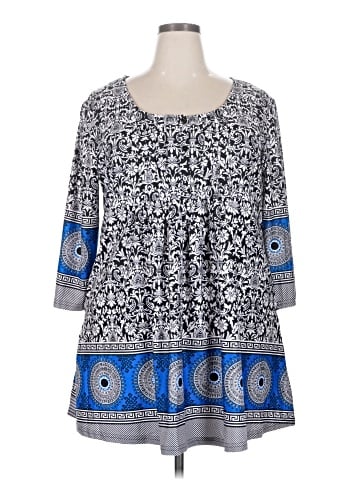 Reborn 3/4 Sleeve Blouse (view 1)
