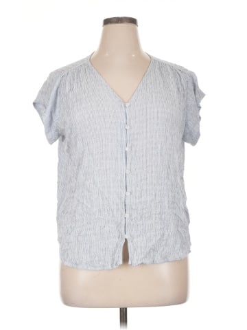 Liz Claiborne Short Sleeve Blouse (view 1)