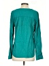 Ichi 100% Viscose Teal Long Sleeve Blouse Size EU 36 / US 6 - photo 2