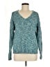 White Stuff Tweed Teal Pullover Sweater Size 6 - photo 1