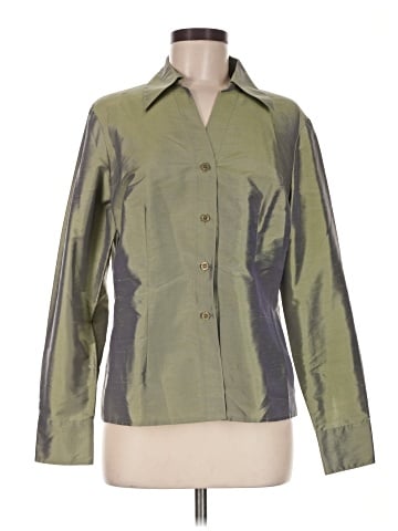 Worthington Long Sleeve Button-Down Shirt (view 1)