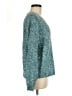 White Stuff Tweed Teal Pullover Sweater Size 6 - photo 4