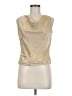 Next 100% Silk Gold Sleeveless Silk Top Size 6 - photo 1