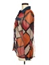 Lulumari Color Block Orange Long Sleeve Blouse Size M - photo 5