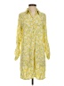 Lefties Yellow Casual Dress Size S - photo 1