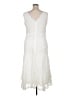 Neiman Marcus 100% Polyester Ivory Cocktail Dress Size 14 - photo 2