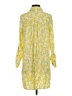 Lefties Yellow Casual Dress Size S - photo 2