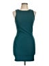 Forever 21 Solid Teal Cocktail Dress Size L - photo 1