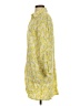 Lefties Yellow Casual Dress Size S - photo 5